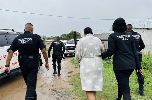 Mother-of-Newborn-baby-arested-by-Reaction-Unit-Officers-Picture-supplied-by-reaction-Unit Verulam Horror: Lesotho Foreign National Arrested After Dumping Newborn in Stormwater Drain