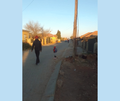 the street where Keith Sithole was last seen