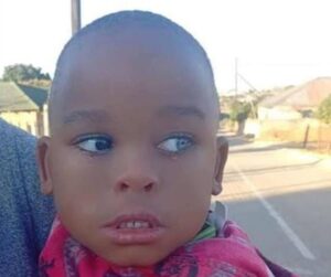 Missing Nkosingiphile Ndwane Ntiwane (3) from Mshadza Trust, Masoyi wearing a maroon jacket