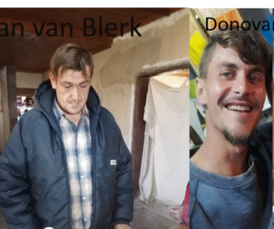 2 Men Mysteriously Go Missing in Klerksdorp — Public Urged to Assist Police with Information 2 two missing men, Christiaan van Blerk (34) and Donovan van der Walt (25)