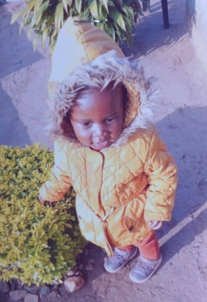Missing Mother and Daughter Found Decapitated, 2 Arrested 2 Photo of Tshigwili Rendani’s 2-year-old daughter, who went missing alongside her mother and was later found murdered in Limpopo.