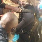 Rescue team working at manhole site in Emndeni to recover the body of Siyabonga Mkhwanazi