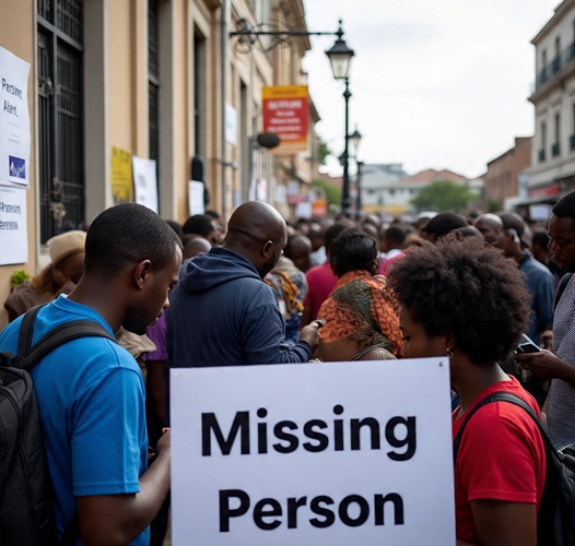 How to Report a Missing Person in South Africa 3 Community members sharing and posting missing person alerts in South Africa.