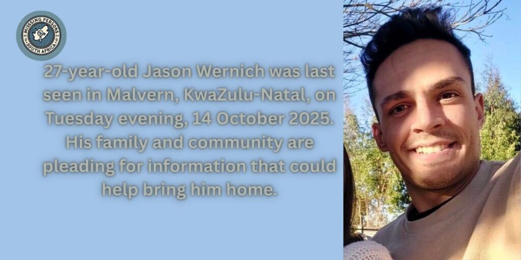 Search Continues for Missing Malvern Man, Jason Wernich 2 Banner photo of missing Malvern man, Jason Wernich, last seen wearing black vest, denim shorts, and tattoos on both forearms
